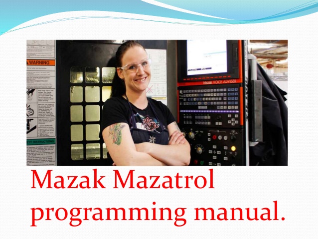 mazatrol programming lathe